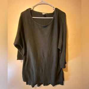 Long sleeved and just long shirt, can be worn as a dress